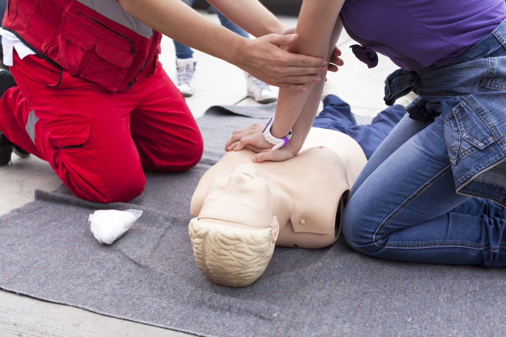 First aid training